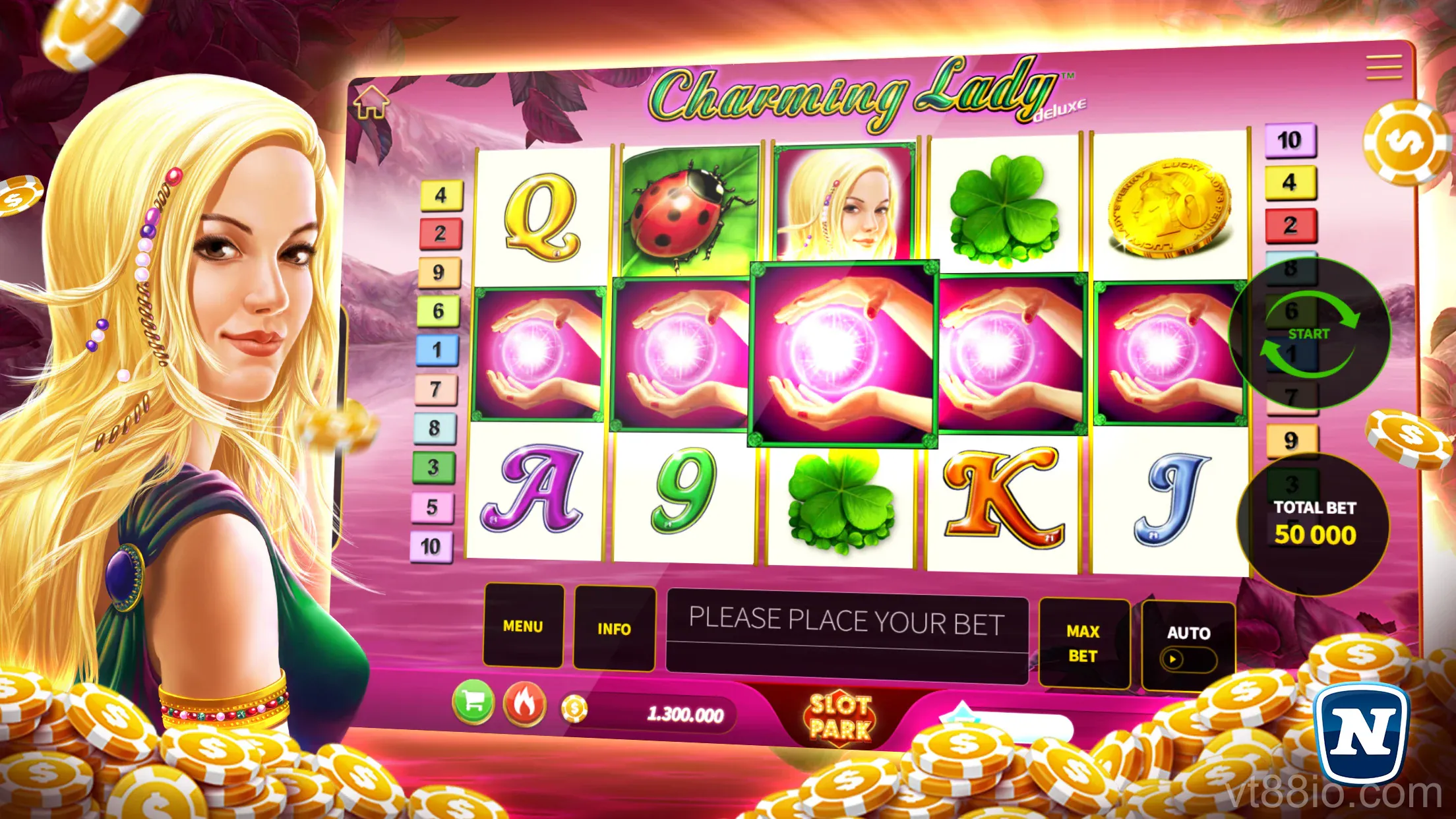 Hệ thống trò chơi vt88 slot trên di động